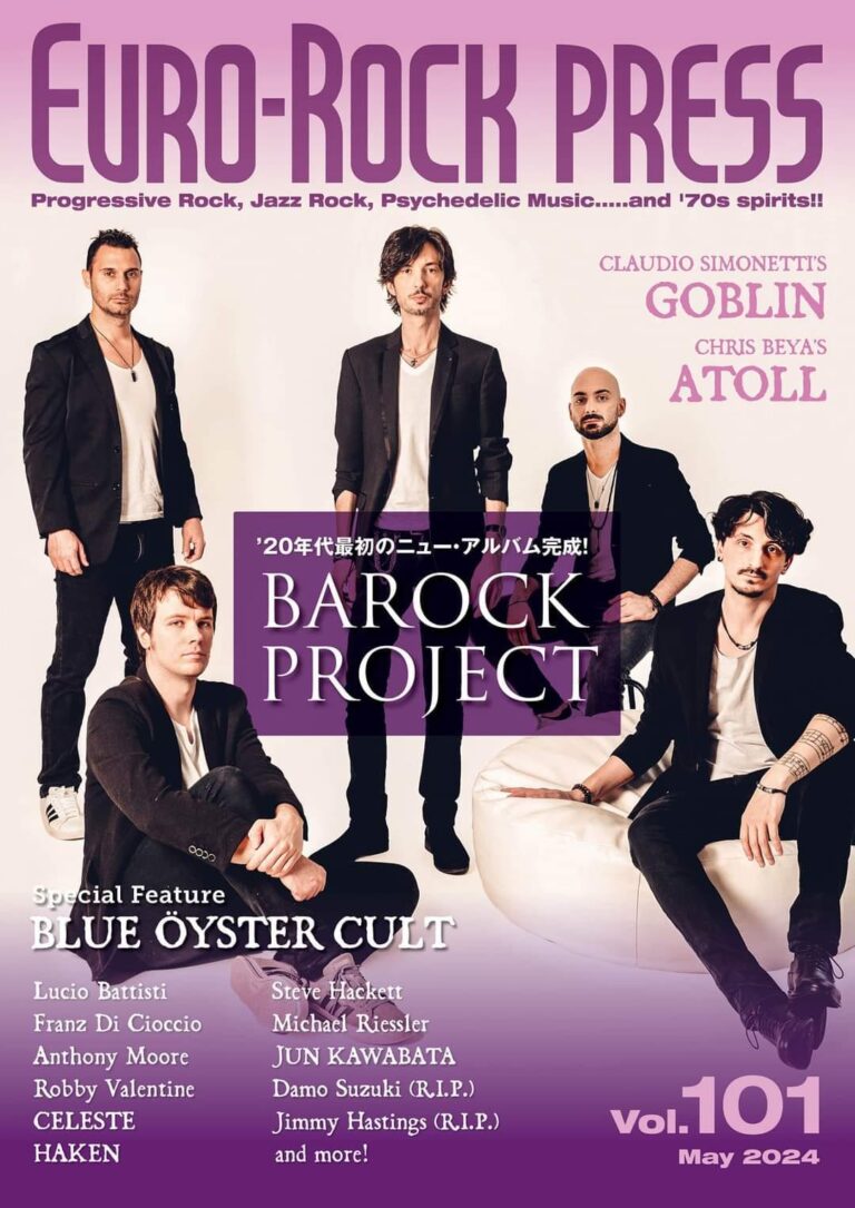 Barock Project Euro Rock Magazine Japan May 2024